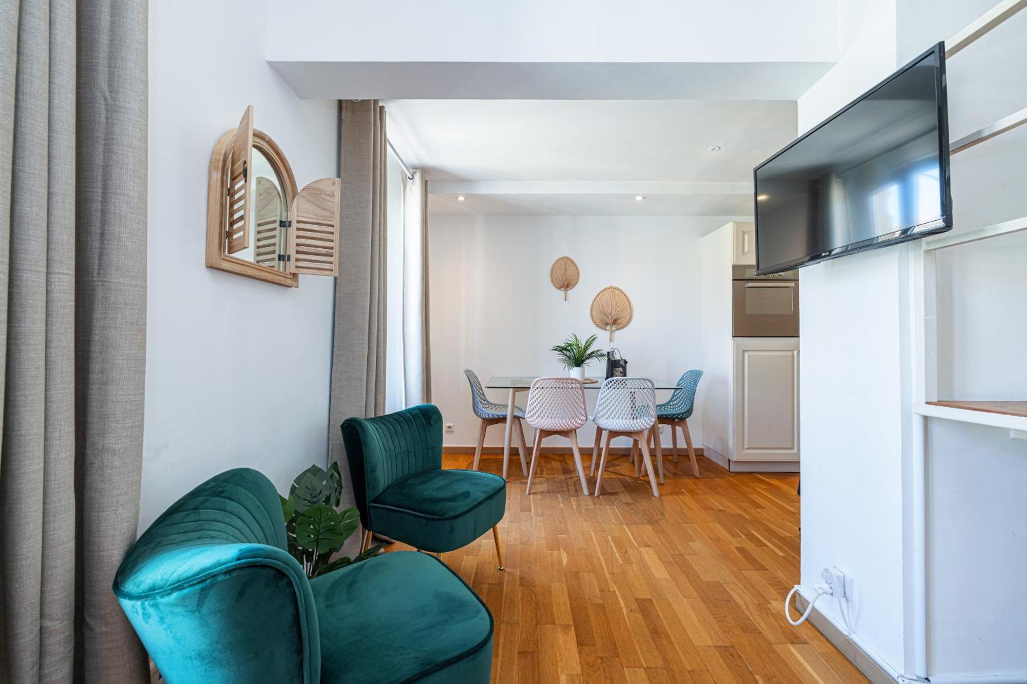 Апартаменти Massena Street - 1 Bdr Duplex With Ac & Parking Ніцца Екстер'єр фото