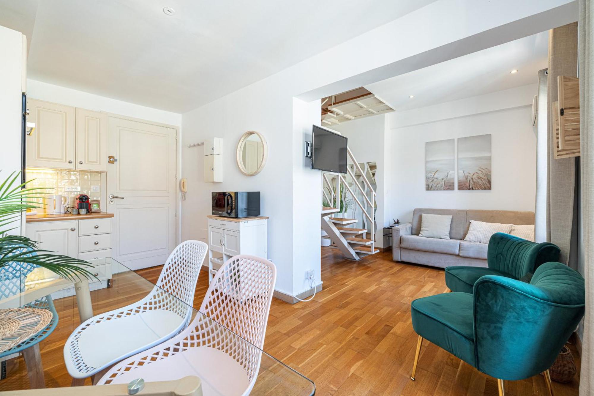 Апартаменти Massena Street - 1 Bdr Duplex With Ac & Parking Ніцца Екстер'єр фото
