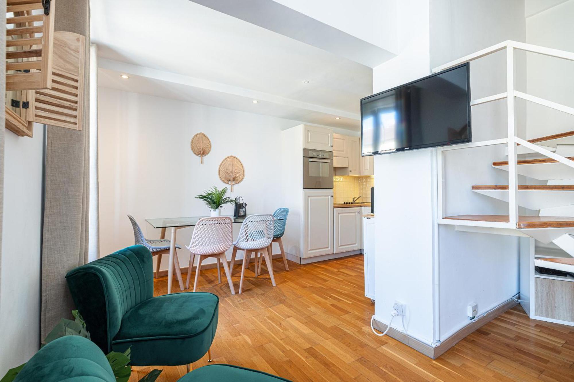 Апартаменти Massena Street - 1 Bdr Duplex With Ac & Parking Ніцца Екстер'єр фото